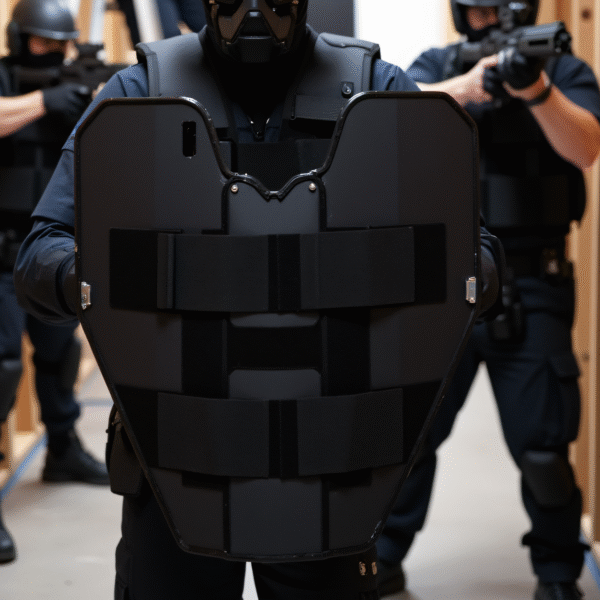 Folding Ballistic Shield