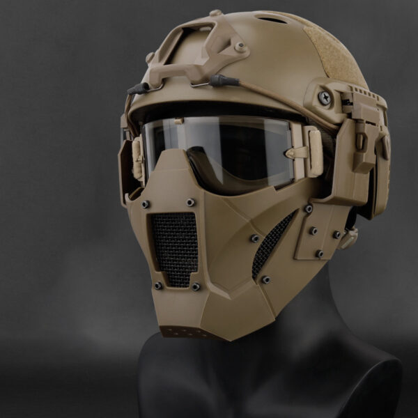 Factory direct sale: Tactical Iron Warrior Mask (Half Face) Module Tactical Face Mask Solid Color Version