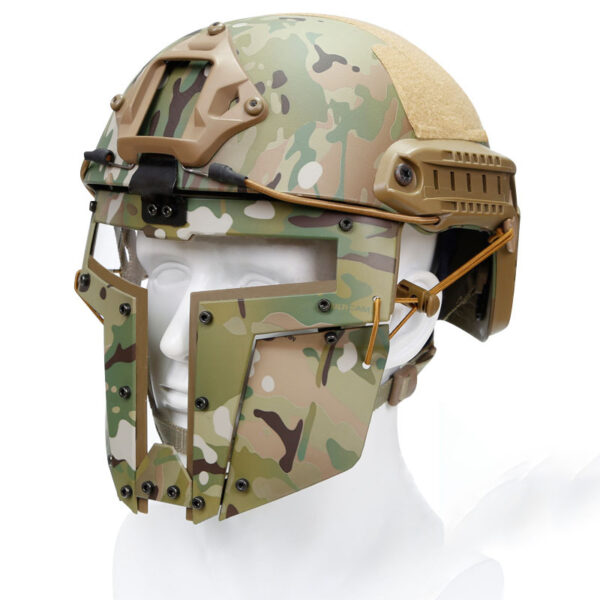 Factory direct-sale Spartan warrior mask, Spartan tactical mask, protective camouflage goggles, single-sided cover