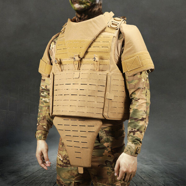 Full protection tactical vest with laser MOLLE multi-functional jacket for outdoor camouflage tactical vest