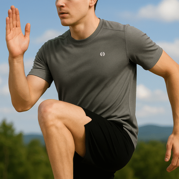 Outdoor Windbreaker Quick-Dry Short-Sleeve Men's Summer Tactical Round-neck Mesh Breathable T-Shirt Loose-Fitting Half-Sleeve