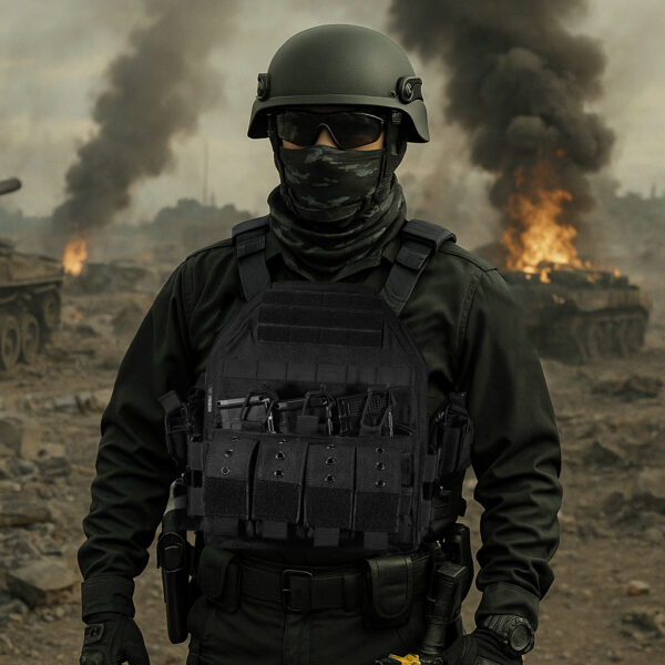 Quick-release vest outdoor camping supplies, wear-resistant exploration equipment, camouflage suit, tactical vest